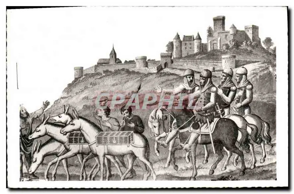 Schloss Brancion — Wandmalerei — Combière, Mâcon - Vorderseite