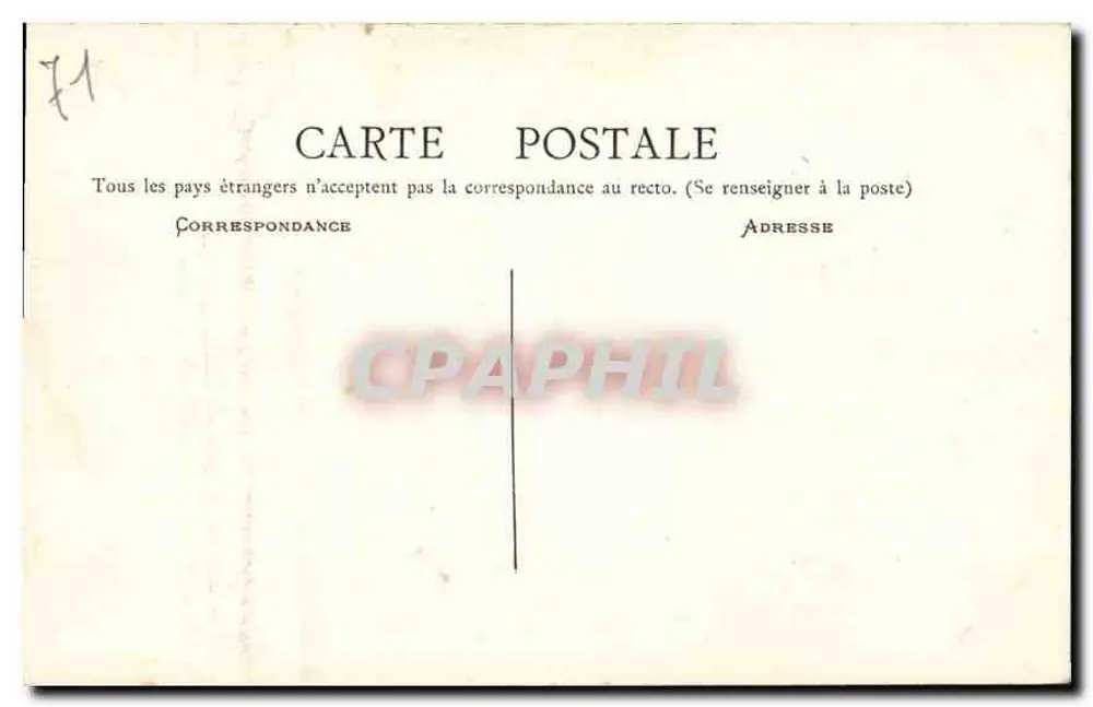Ouisery — Castelo de Montrevost — Editor Michallet - Verso
