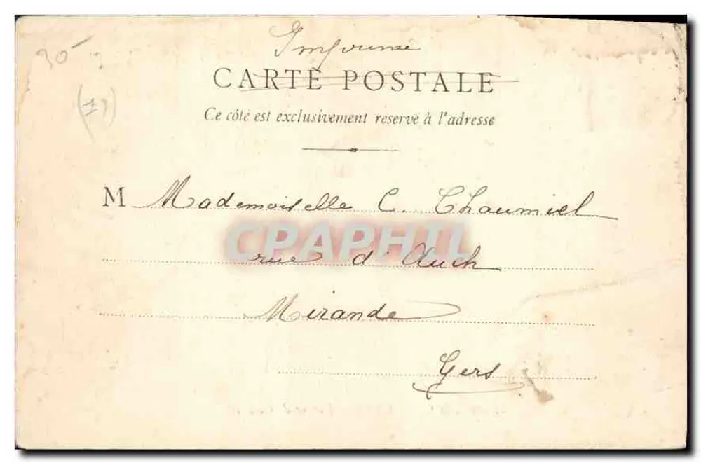 Omgeving van de CLAYETTE - Viaduct van Gothard — S.F. CHALON-SAÔNE - Achterkant