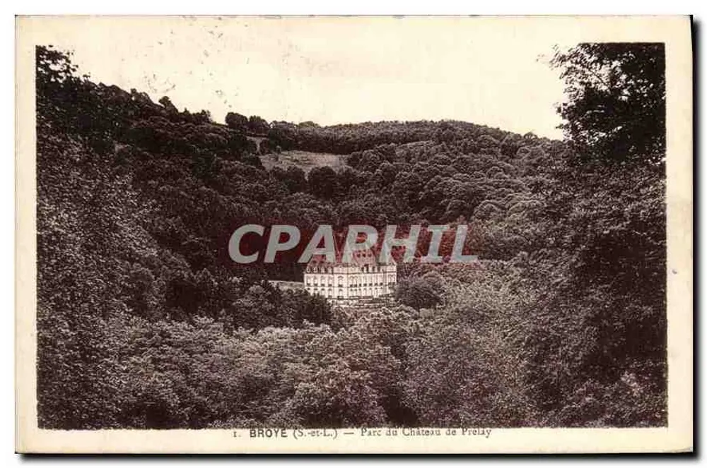 Broye (S.-et-L.) — Parque do Castelo de Prelay - Frente