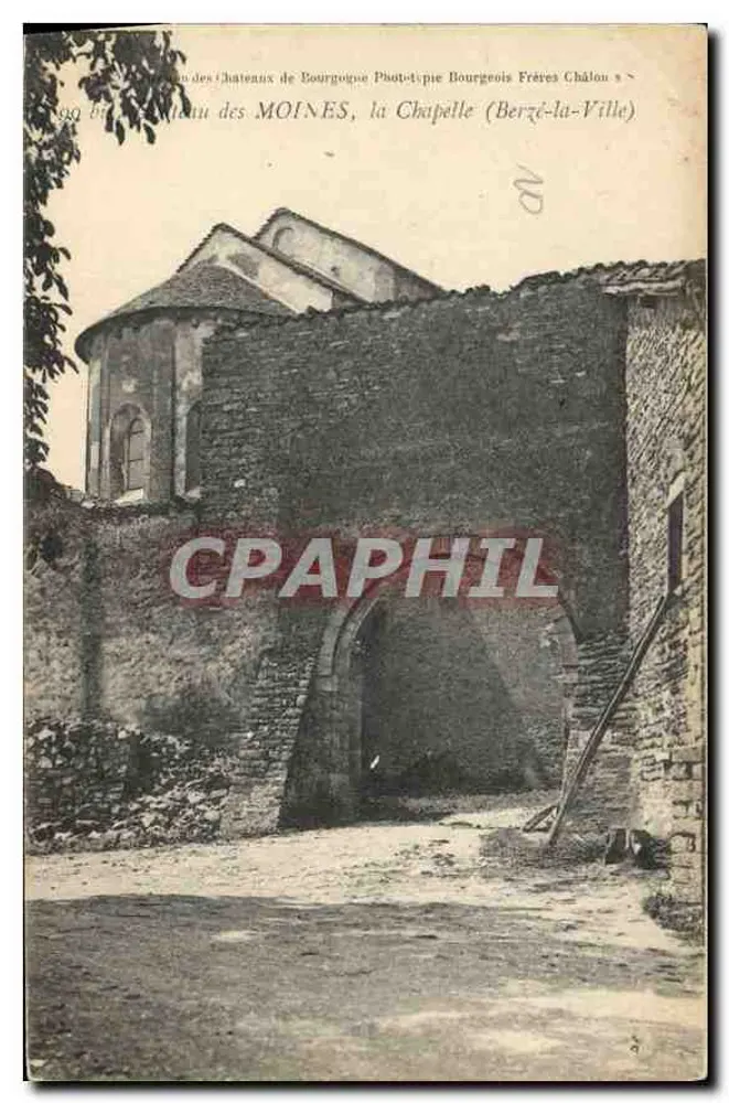 Castillo de los MONACOS, la Capilla — Berzé-la-Ville — Photo-Typie Bourgeois Frères Châlon - Anverso