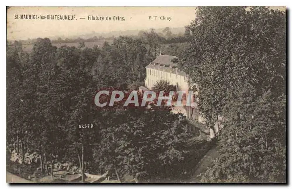 St-Maurice-les-Châteauneuf — Crin-Mühle — E.T. Cluny - Vorderseite