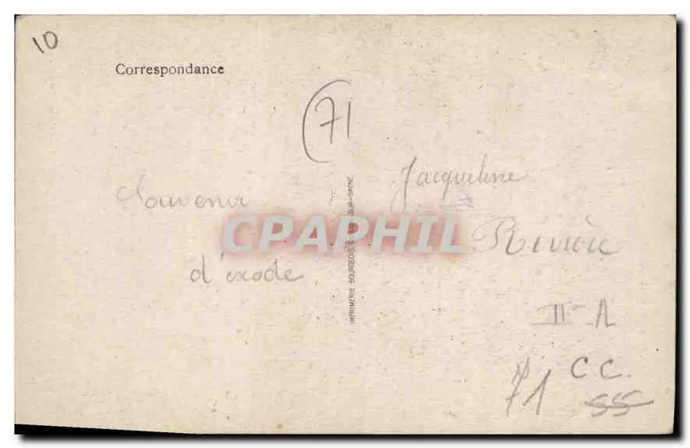 Vale da SAMPIGNY — Os Rochos — Ed. Girardin Crunelle - Verso
