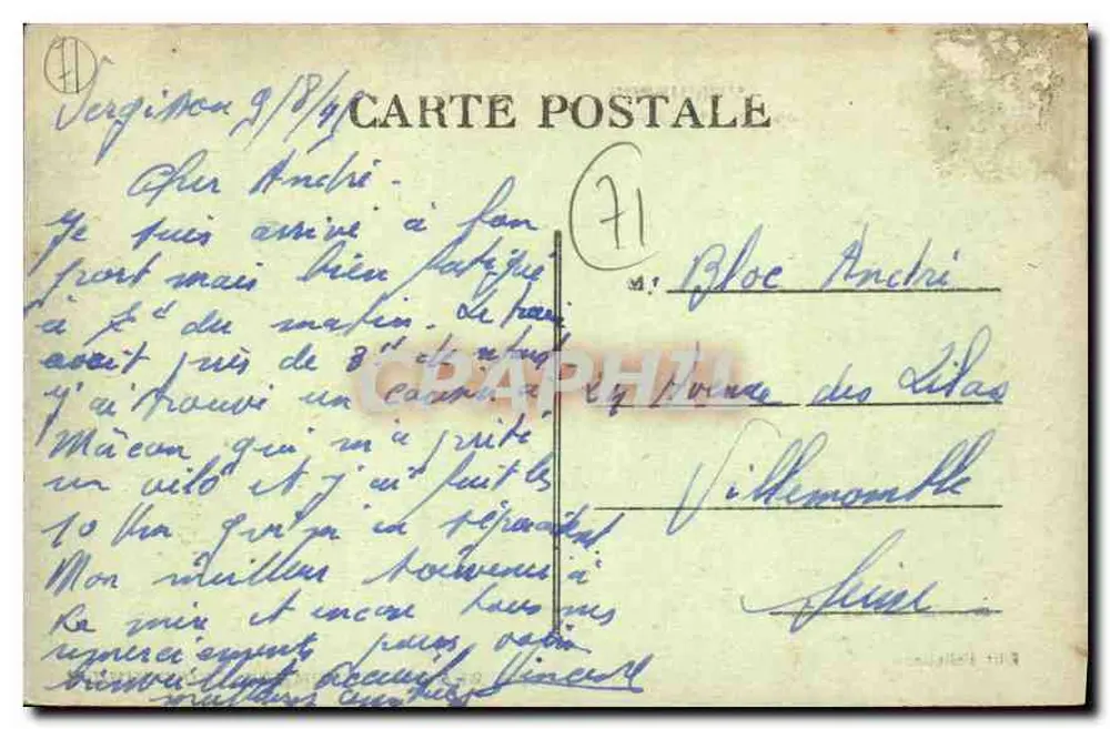 Vergisson — Der Roneeaux-Pass — Verlag nicht sichtbar - Rückseite