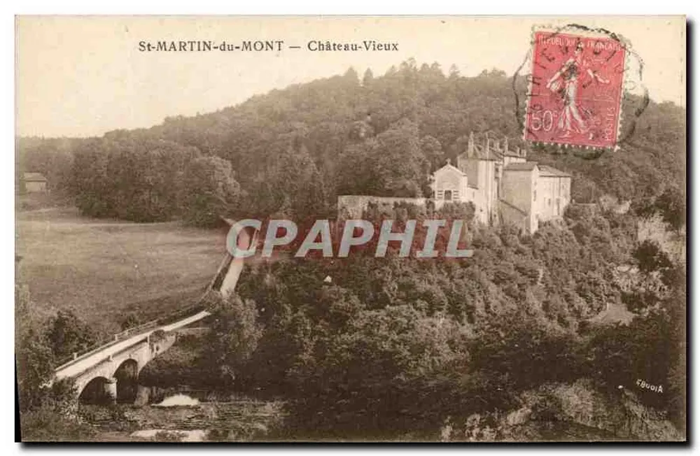 St-MARTIN-du-MONT — Altes Schloss — Verlag: Éd. Ribuot - Vorderseite