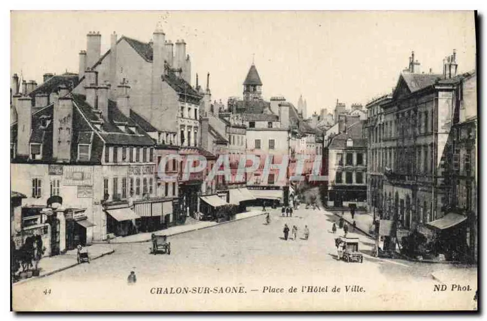 Chalon-sur-Saône — Place de l'Hôtel de Ville — ND Phot. - Vorderseite