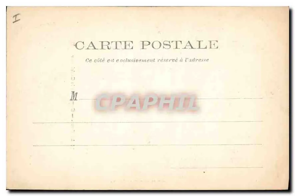 Le Mans — Núcleo da Catedral — Fototipo J. Bouveret, Le Mans - Verso