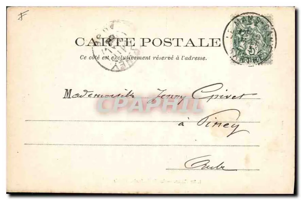 Le Mans — A Catedral, Abside — Fototipia J. Bouveret, Le Mans, n°1 - Verso