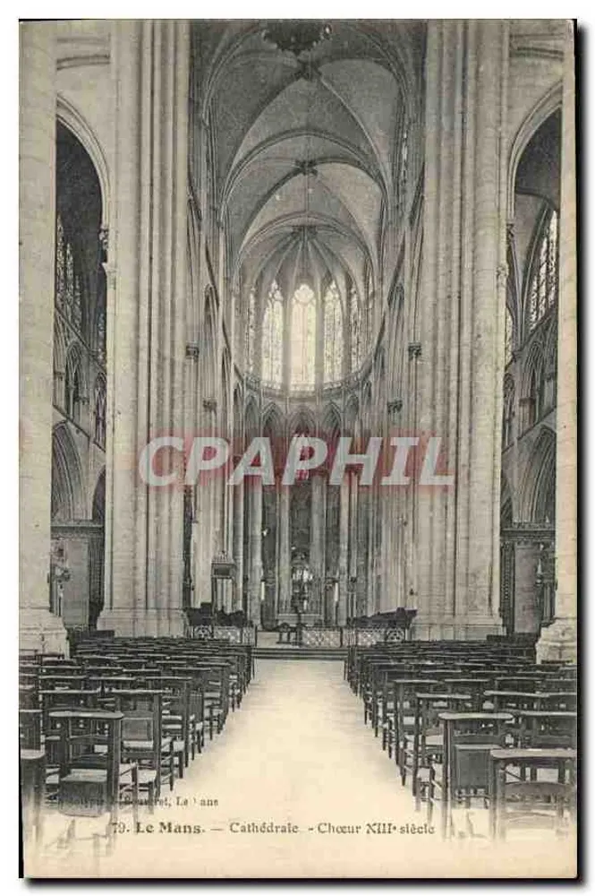 Le Mans — Catedral — Nave do século XIII - Frente