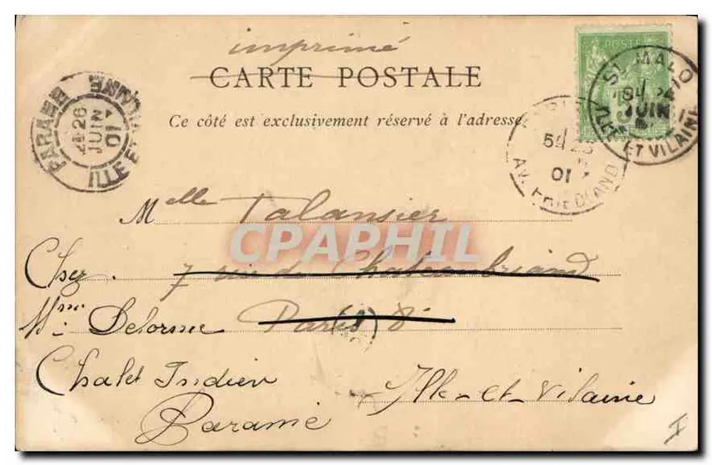 Le Mans — Igreja N.-D. de la Couture — ND Phot - Verso