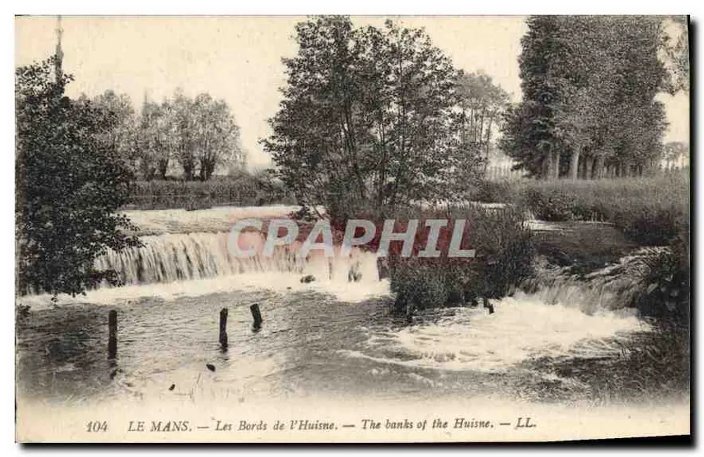 Le Mans — As Margens do Huisne — LL. — N° 104 - Frente