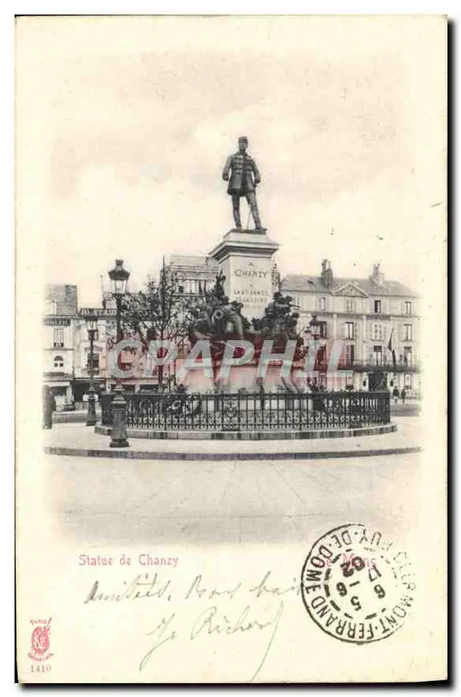 Estatua de Chanzy — Clermont-Ferrand — editor anônimo, n° 1410 - Frente