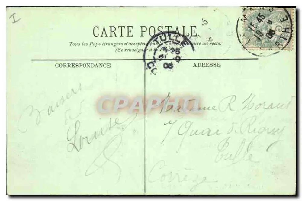 Le Mans — Abside da Catedral — LL. n°32 - Verso