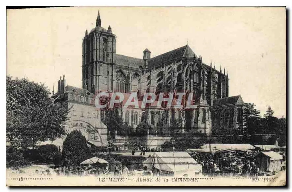 Le Mans — Abside da Catedral — ND: Foto - Frente