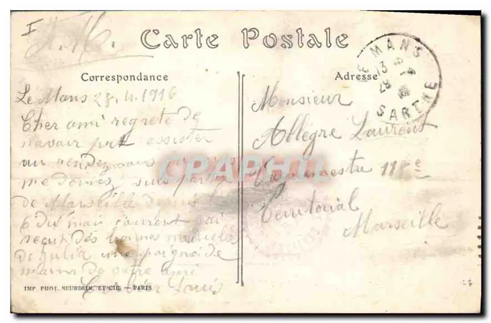 Le Mans — Abside da Catedral — ND: Foto - Verso