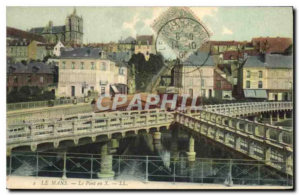 Le Mans — O Ponte em X — LL. - Frente