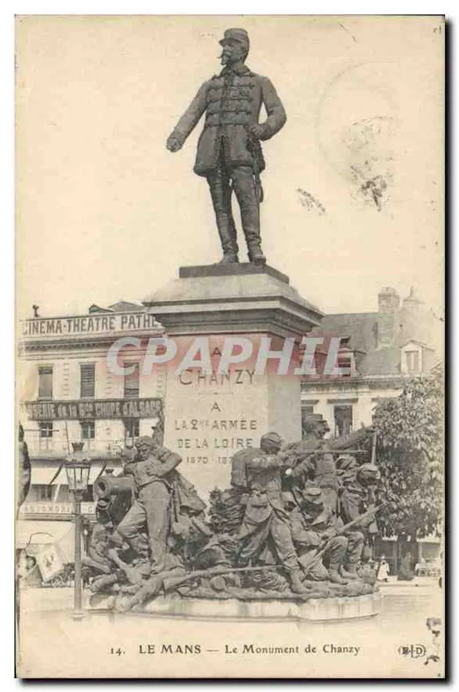Le Mans — O Monumento de Chanzy — B.D. — Série 14 - Frente
