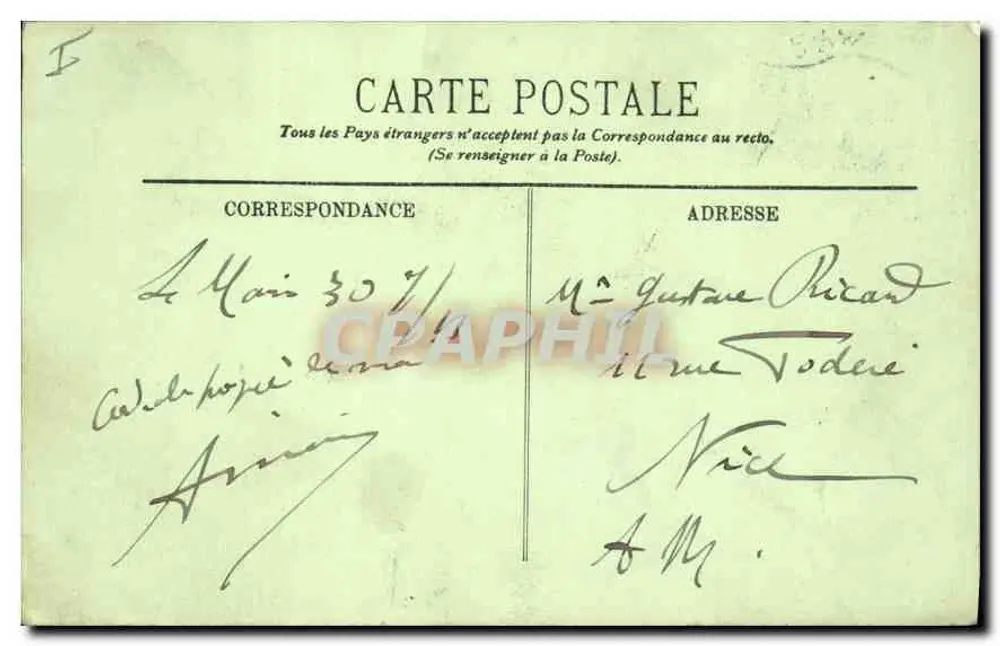 Le Mans — Fachada da Catedral — LL. — n°84 - Verso