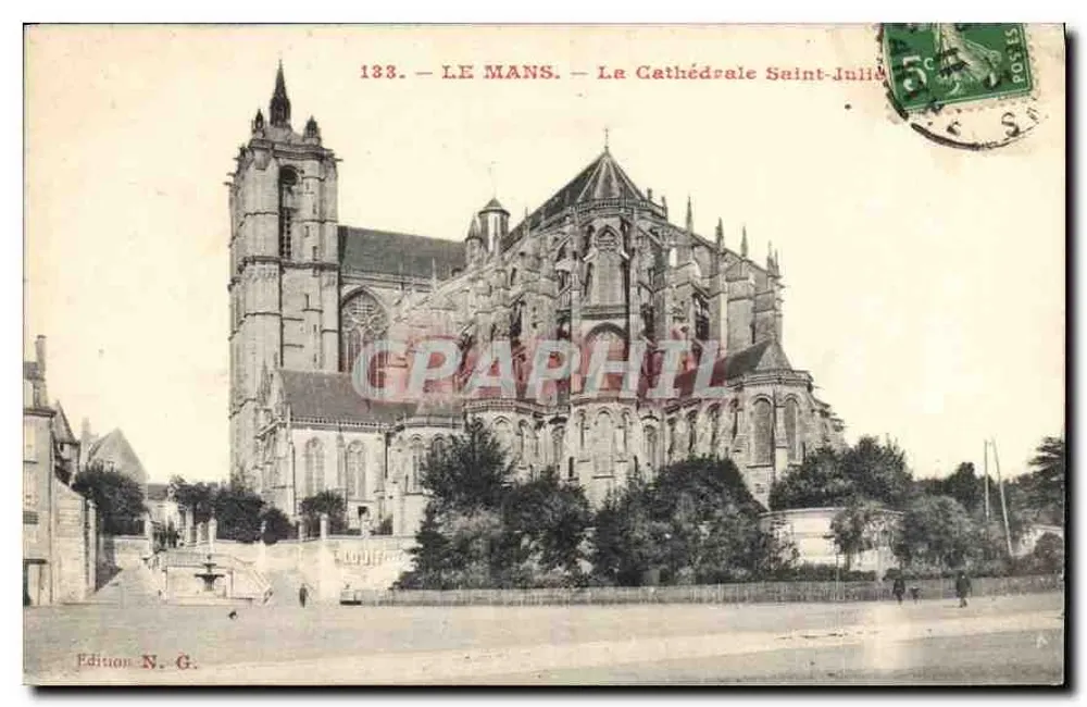 Le Mans — A Catedral São Julião — Edição N.G. n°133 - Frente