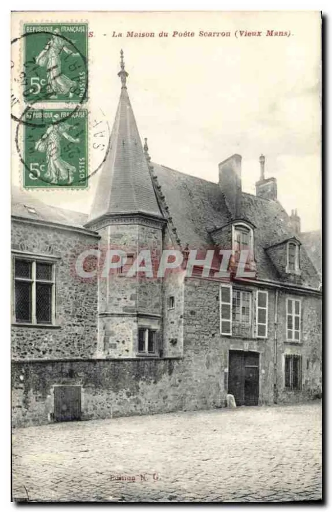 Das Haus des Dichters Scarron (Vieux Mans) — Edition N. G. - Vorderseite