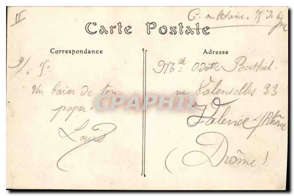 Le Mans — O Ponte em X — R. Barbier, Editor - Verso