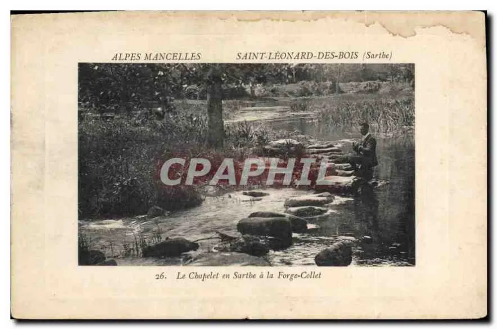 Der Chapelet in der Sarthe bei Forge-Collet — Alpes Mancelles, Saint-Léonard-des-Bois (Sarthe) — n°26 - Vorderseite
