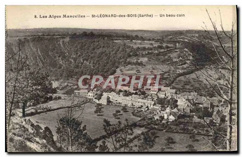 Die Mancelle-Alpen — St-Léonard-des-Bois (Sarthe) — Ein schöner Ort - Vorderseite
