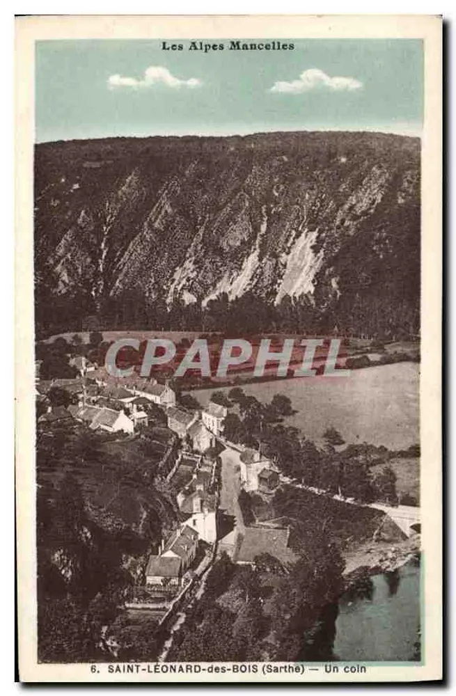 Saint-Léonard-des-Bois (Sarthe) — Ein Eck — Die Mancelle Alpen — Verleger A. Dolbeau, Le Mans - Vorderseite