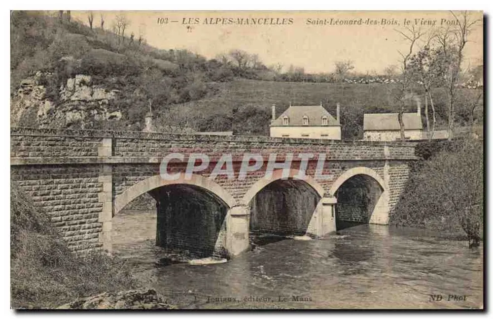 Saint-Leonard-des-Bois, der alte Brücke — Les Alpes-Mancelles — Toniaux, Verlag, Le Mans - Vorderseite