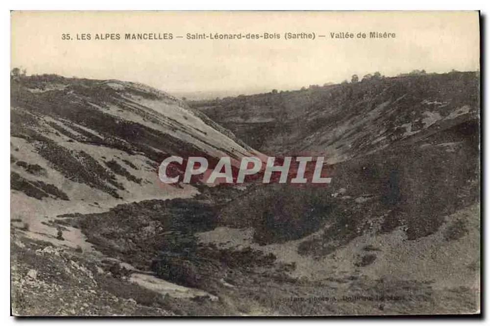 Les Alpes Mancelles — Saint-Léonard-des-Bois (Sarthe) — Tal der Misère - Vorderseite