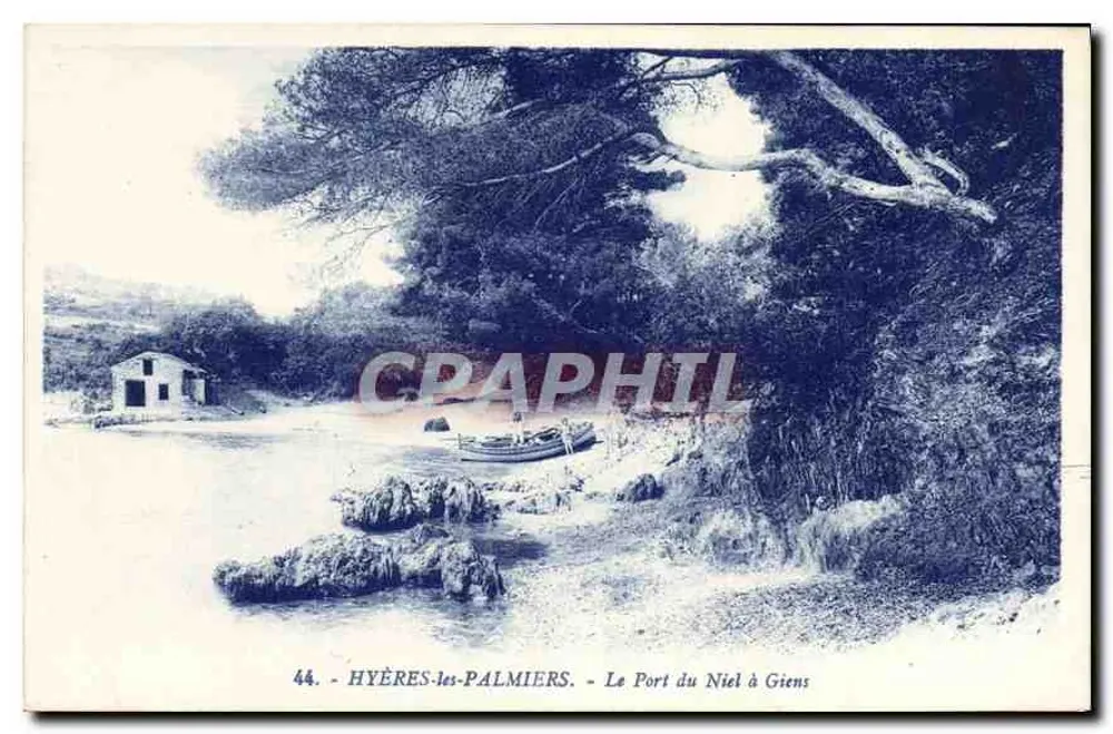 Hyères-les-Palmiers — Ansicht des Hafens Niel in Giens — G. Arraud, Nantes - Vorderseite