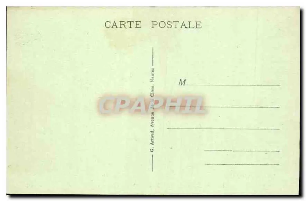 Hyères-les-Palmiers — Ansicht des Hafens Niel in Giens — G. Arraud, Nantes - Rückseite