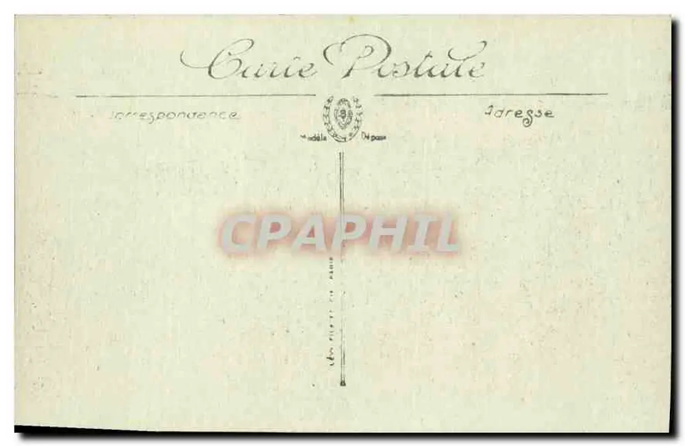 Hyères — Ansicht vom Hôtel des Palmiers mit dem Hôtel Continental — Verlag F. Chambourlier - Rückseite