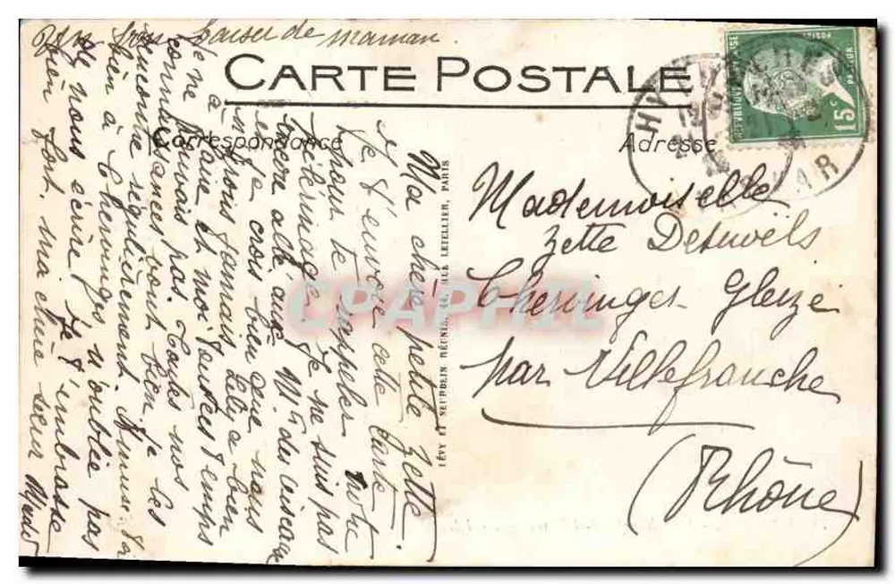 Hyères - La Chapelle de l'Ermitage — LL, n°74 - Verso