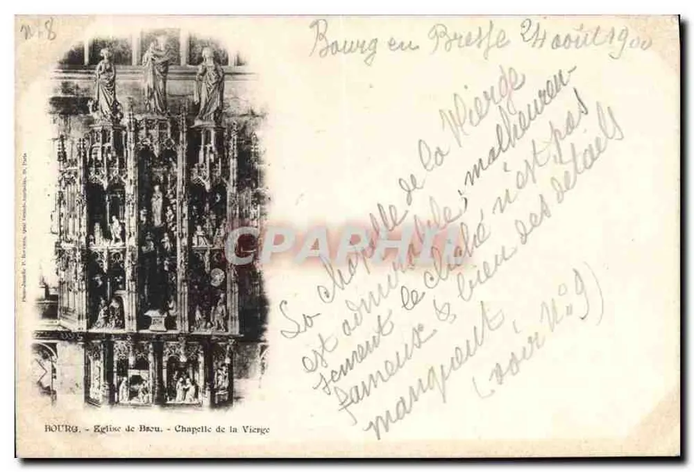 Bourg - Kirche von Bézu - Kapelle der Jungfrau - Vorderseite
