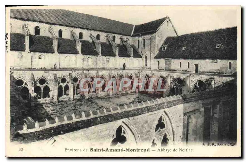 Um Saint-Amand-Montrond — Abtei Noirlac — B. F., Paris - Vorderseite