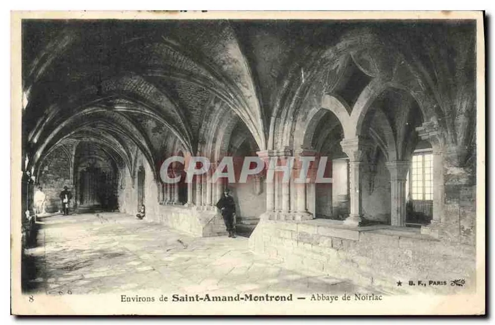 Umgebung von Saint-Amand-Montrond — Abtei Noirlac — B. F., Paris - Vorderseite