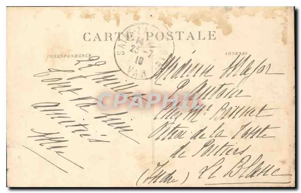 La Sainte-Baume — A Gruta e o Santo Pilon — Hôtellerie de la Sainte-Baume, St-Zacharie (Var) - Verso