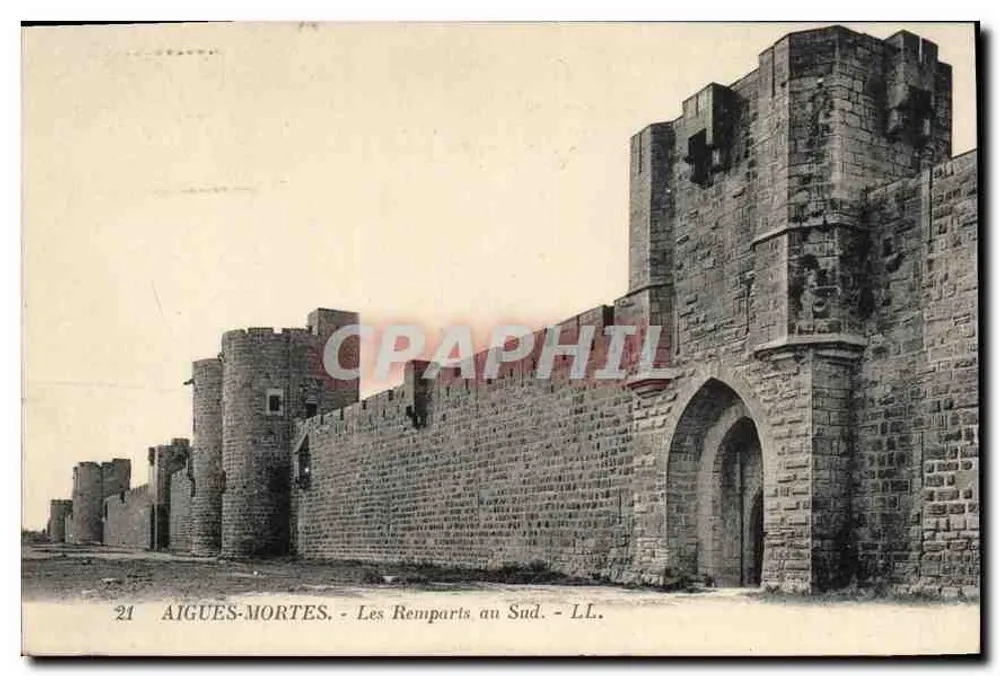 AIGUES-MORTES - Die südlichen Mauern - LL. - Vorderseite