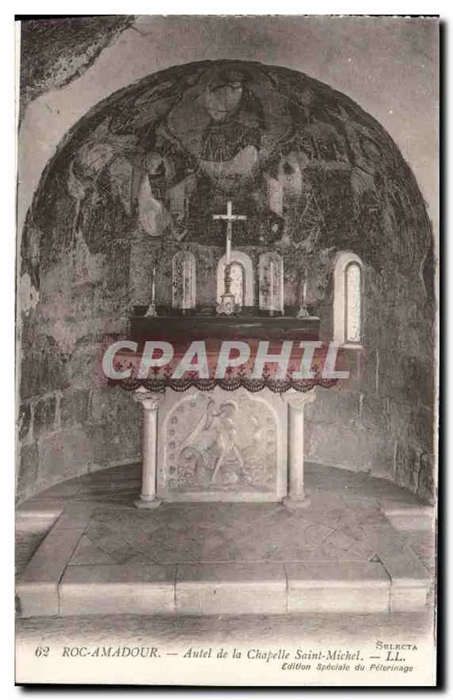 Roc-Amadour — Altar der Kapelle Saint-Michel — Sonderausgabe des Pilgerreises - Vorderseite