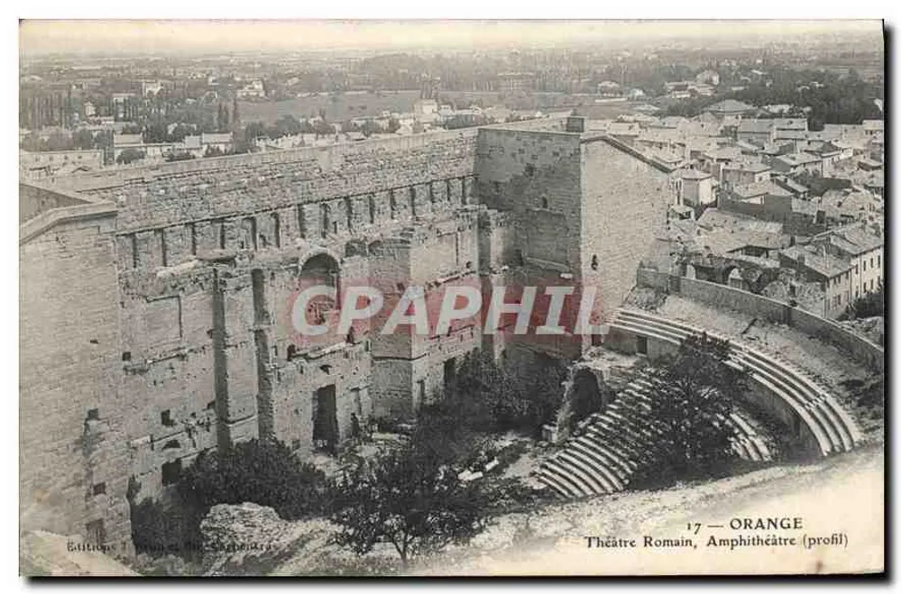 Orange — Teatro Romano, Anfiteatro (perfil) — Edições Philippe Cebédré - Frente