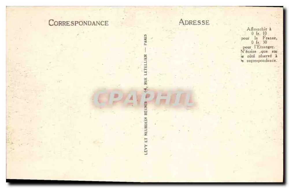 Hyères - L'Avenue Beauregard und die englische Kirche - LL - Rückseite