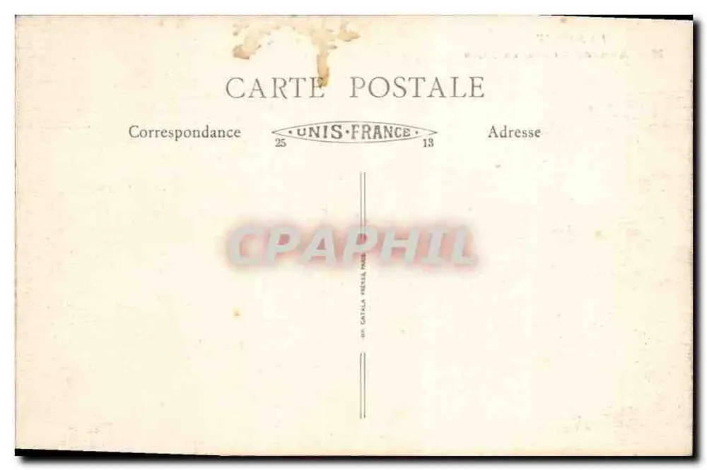 Annecy - Canal du Thiou — Ansicht des Kanals mit Brücke und Gebäuden — anonymer Verlag, Nr. 76 - Rückseite