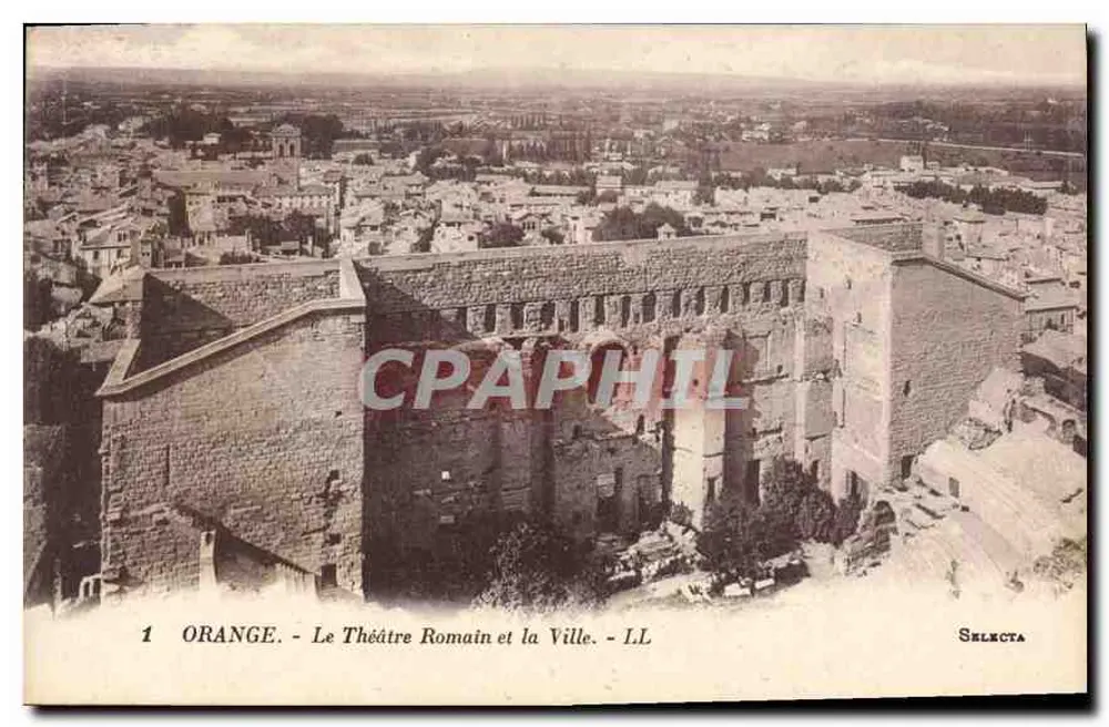 Orange - Le Théâtre Romain et la Ville - SELECTA - Recto