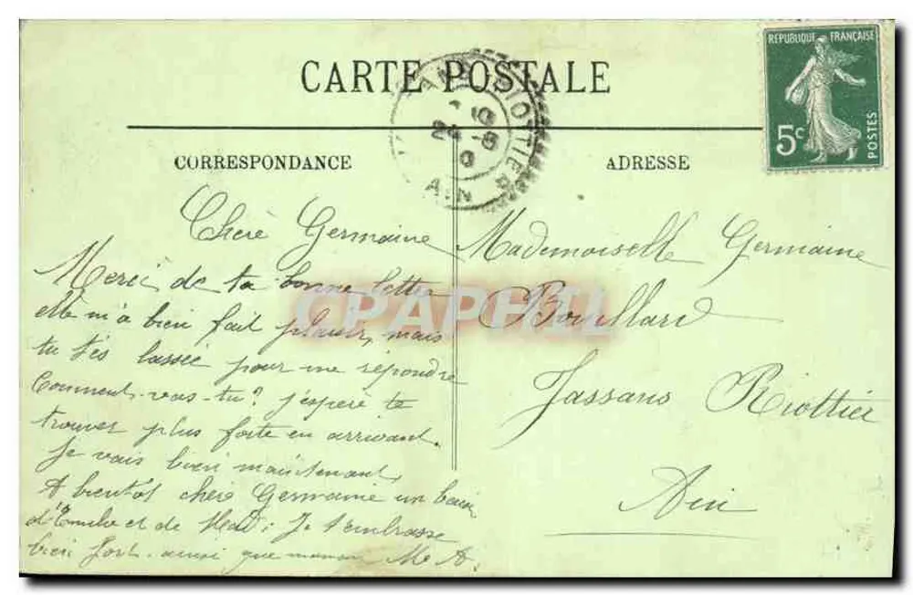 Pais do Mont-Dore — A Estrada e o Puy de Sancy — Editor não identificado - Verso