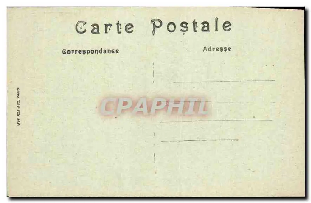 Moulins — A Abside da Catedral — LL - Verso