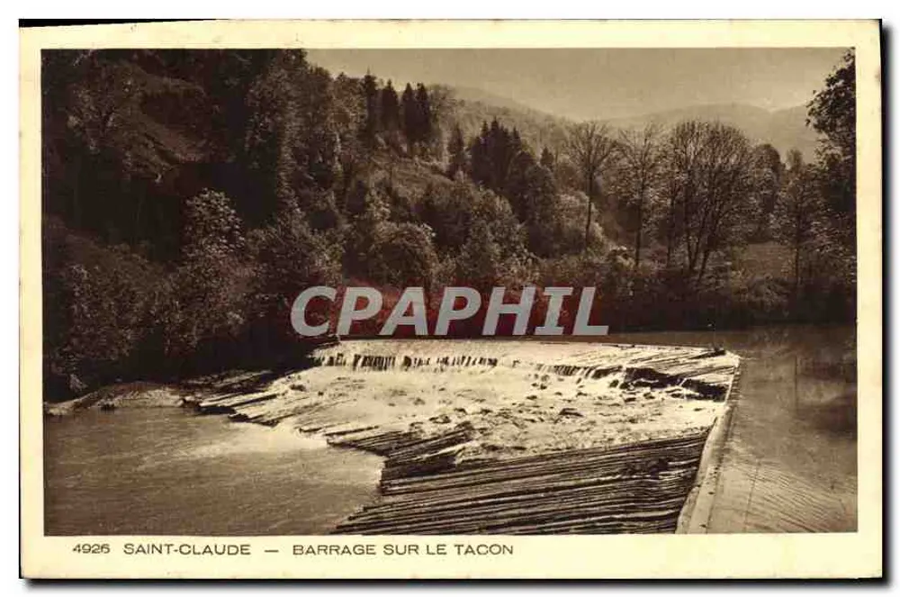 Saint-Clau de — Barragem no Tacon — 4925 - Frente