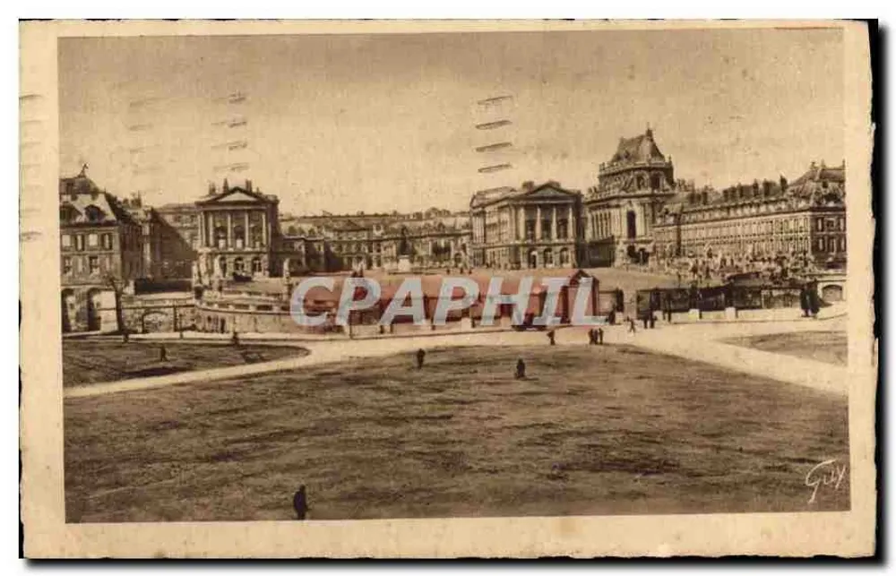 Versailles — Facha do castelo — Edições d'Art Guy, n°1 - Frente