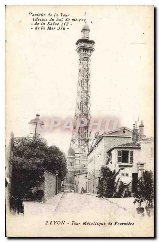 LYON - Torre Metálica de Fourvière - Frente
