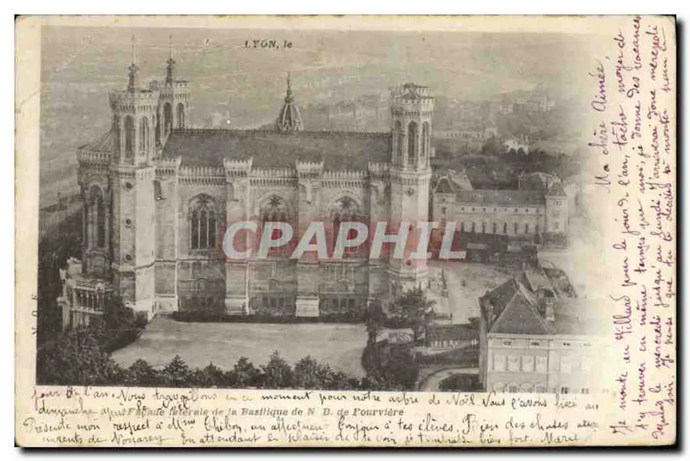 Lyon — Basilique Notre-Dame de Fourvière — éditeur anonyme - Vorderseite